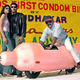 Illustration for article titled Indias Condom Bike For AIDS Awareness